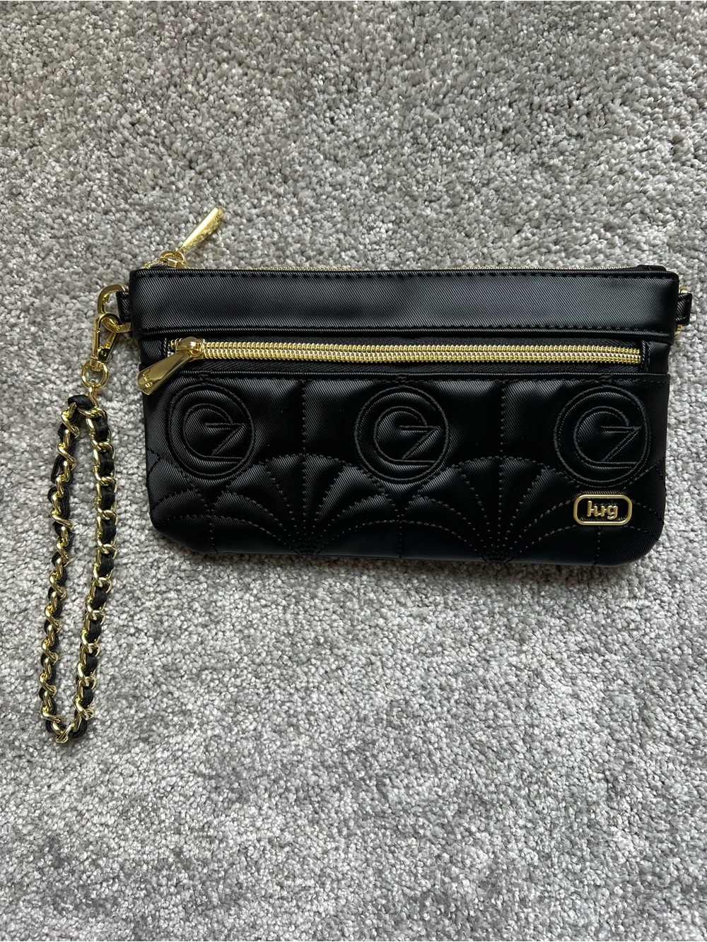 Lug super metro xl wicked black satin luxe NWOT